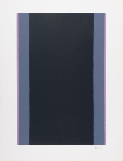 André BEULLENS (1930 - 1976) 
Domino suites (1975). Lithographie. 55 x 42cm. Signée...