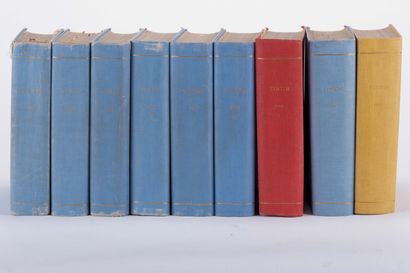 HERGÉ, Georges Remi dit (1907-1983) Le journal Tintin, set of 32 amateur bindings...