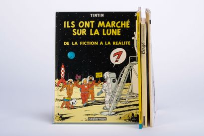 HERGÉ, Georges Remi dit (1907-1983) Lot of 4 books around the work of Hergé, Joan...