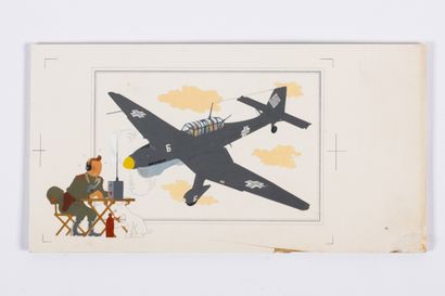 HERGÉ, Georges Remi dit (1907-1983) Studios Hergé, Mise en couleur originale à la...