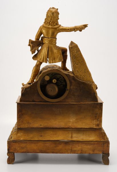 Horlogerie - Epoque Restauration - Pendule Egyptomanique par Honoré PONS, 1827 Pendule...