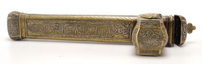 Plumier (divit) de type « cairo-ware » , Syrie ou Egypte, époque ottomane, fin XIXe-début...
