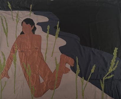 Lisa UCHECHI IJEOMA (1997), Nigeria/Belgium Untitled. patchwork textile (tissus divers)....