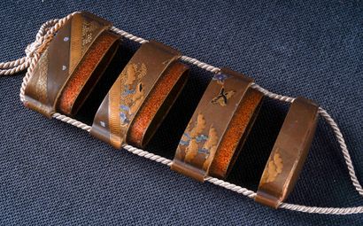 Japon - Période Edo - Inro - ( Sagemono - Japan) Inro à quatre compartiments en laque...