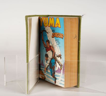 LUG SEMIC, ARCHIVES COMICS Deux reliures éditeur LUG comprenant les YUMA n° 235 à...