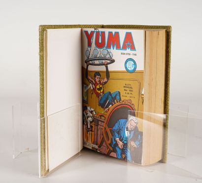 LUG SEMIC, ARCHIVES COMICS Deux reliures éditeur LUG comprenant les YUMA n°259 à...