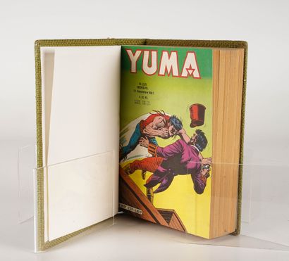 LUG SEMIC, ARCHIVES COMICS Deux reliures éditeur LUG comprenant les YUMA n° 223 à...