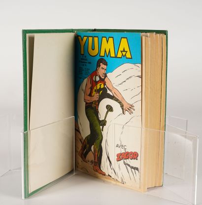 LUG SEMIC, ARCHIVES COMICS Deux reliures éditeur LUG comprenant les YUMA n° 81 à...