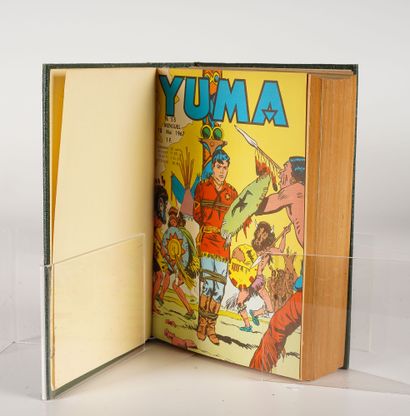 LUG SEMIC, ARCHIVES COMICS Deux reliures éditeur LUG comprenant les YUMA n° 55 à...