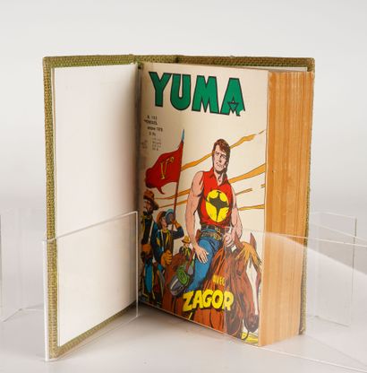 LUG SEMIC, ARCHIVES COMICS Two bindings published by LUG including YUMA n° 181 to...