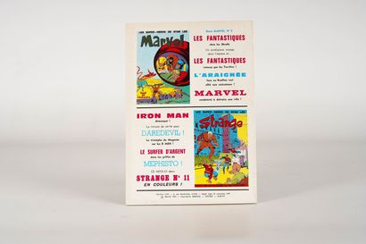 LUG SEMIC, ARCHIVES COMICS Marvel n° 8, poster attaché, format H 26 x 18 cm, excellent...