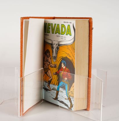 LUG SEMIC, ARCHIVES COMICS Three binders publisher LUG including NEVADA n° 475 to...