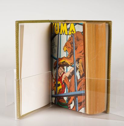 LUG SEMIC, ARCHIVES COMICS Deux reliures éditeur LUG comprenant les YUMA n° 181 à...