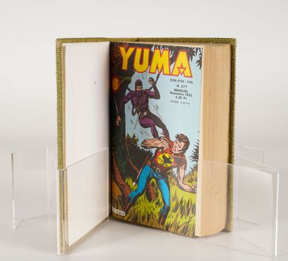 LUG SEMIC, ARCHIVES COMICS Deux reliures éditeur LUG comprenant les YUMA n° 271 à...