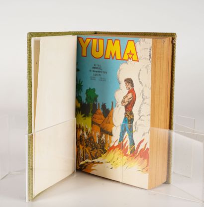 LUG SEMIC, ARCHIVES COMICS Deux reliures éditeur LUG comprenant les YUMA n° 199 à...