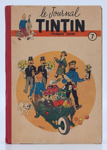 HERGÉ, Georges Remi dit (1907-1983) Tintin, le journal de Tintin édition Française,...