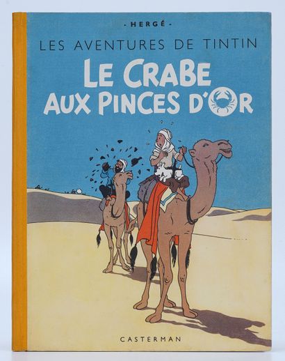 HERGÉ, Georges Remi dit (1907-1983) Tintin T 9, Le crabe aux Pinces d'Or, Casterman...