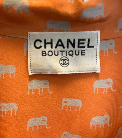 Chanel Chanel Boutique, elephant print summer dress.