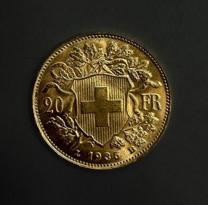 Helvetia Helvetia, Gold coin, 6.45 gr, 21.6 ct.