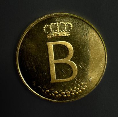 Roi Baudouin or Gold coin, 6.45 gr, 21.6 ct.