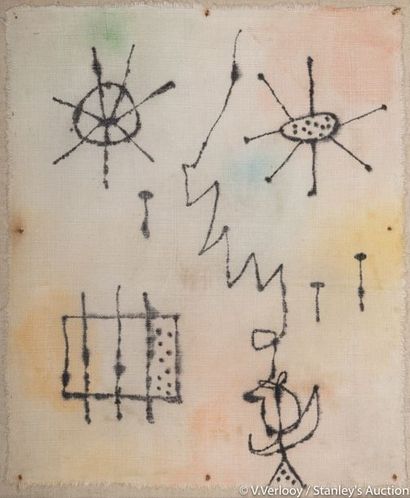 Peinture Joan Miró - 胡安·米罗, [Espagne, Catalogne, 1893-1983] Peinture, n° 777 du catalogue...