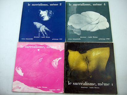  (Le) Surréalisme,
même. 4 volumes.
Les quatre premiers numéros de la revue
(dite)... Gazette Drouot