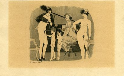 null [Renée VINCENT (pseudonyme)]. La vie de château, vers 1930. 12 lithographies...