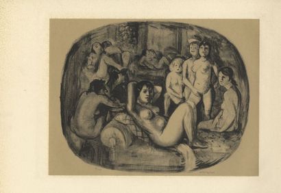 null Wilhelm WAGNER (1887–1968). Zwölf farbige Lithographien. 13 lithographies dont...