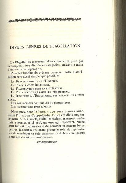 null [Charles CARRINGTON, 3 ouvrages]. 

– VILLIOT, Jean de. Étude sur la flagellation...
