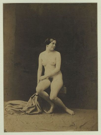 null Julien VALLOU DE VILLENEUVE (1795-1866). Nu féminin, 1852-1853. 

Épreuve originale...