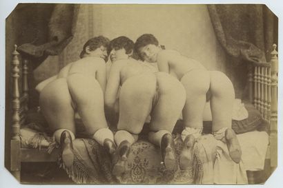 null LE PREMIER PORNOGRAPHE (actif entre 1860 et 1880). Exhibitions, vers 1870. 8...