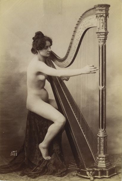 null Josep Maria CAÑELLAS (1856-1902). Études de nus, vers 1890. 13 épreuves sur...
