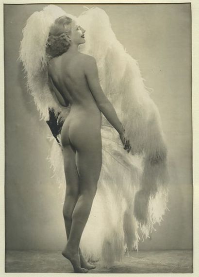 null [Divers photographes]. Joan Warner, vers 1930. 2 épreuves argentiques d’époque,...