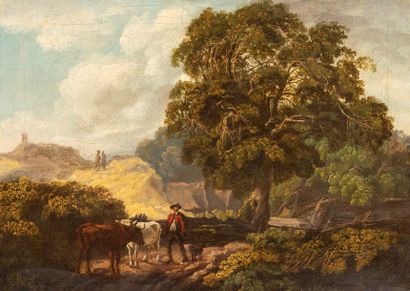 null John LINNEL (1792-1882)

Paysage au troupeau

Huile sur toile

31 x 41 cm

4...