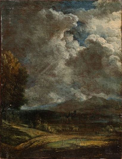 null Paysage au ciel nuageux

Huile sur toile

55,5 x 43 cm

300/500€