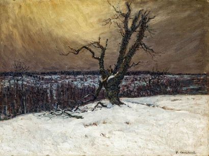null Ferdinand Alexis LAMBERT (1868-1935)

Paysage de neige au crépuscule

Huile...
