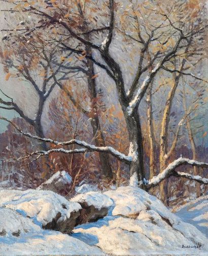 null PA ESCHBACH (1881-1961)

Paysage de neige

Huile sur toile

Signée en bas à...