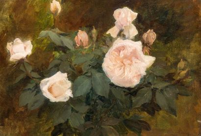 null Achille Théodore CESBRON (1849-1913)

Jetée de roses

Huile sur toile

Signée...