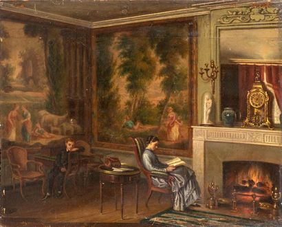 null Alphonse Pierre HENNET DE GOUTEL (1815-?)

Le Salon des Hennet de Goutel à la...