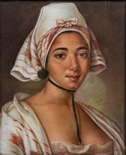 null Ecole française de la fin du XIXe siècle

Portrait de jeune fille au bonnet

Pastel...