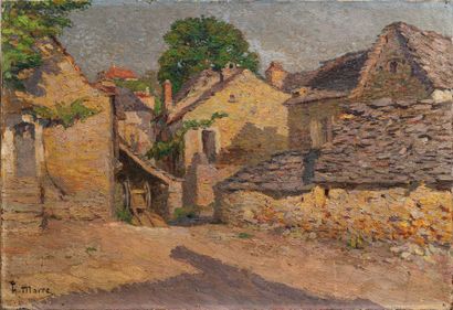 null Henri MARRE (1858-1927)

Rue de village

Huile sur toile

Signée en bas à gauche

80...
