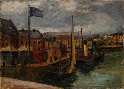 null Charles Désiré BERTHOLD-MAHN (1881-1975)

Le port

Huile sur toile

Signée en...