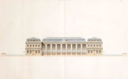 null BLOT, architecte (?) et tampon EPC

1870-1891

- Projet de gare, coupe transversale...