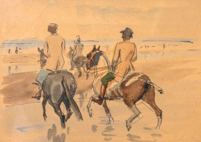 null Pierre Olivier DUBAUT (1886-1968)

Les cavaliers sur la plage de Deauville

Aquarelle

Cachet...