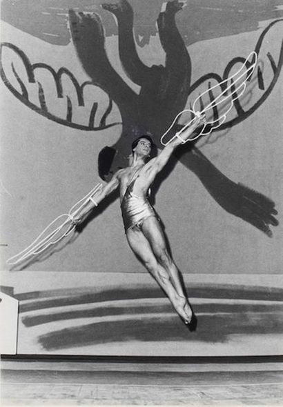 null Pablo PICASSO (1881-1973)

Serge Lifar dans le ballet d’Icare, vers 1971

Crayon...