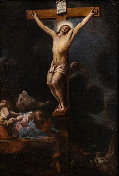 null Ecole française vers 1640

La Crucifixion

Huile sur toile

54,5 x 38,5 cm

1...