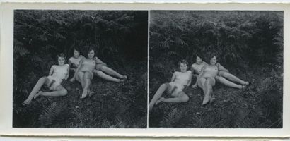 null MONSIOR X. Indoor and outdoor scenes, ca. 1930. 20 stereoscopic silver prints...