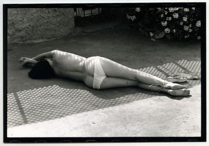null Jean-François JONVELLE (1943-2002). Nude study, circa 1990. Period silver print,...