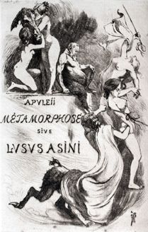 null APULÉE (Luce). Les Métamorphoses ou Asne d'or, Charles Carrington, 1905. Demi-basane...