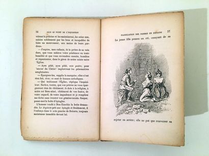 null [FLAGELLATION, 6 ouvrages]. Maurice d'APINAC, Trois jeunes filles dans la tourmente...